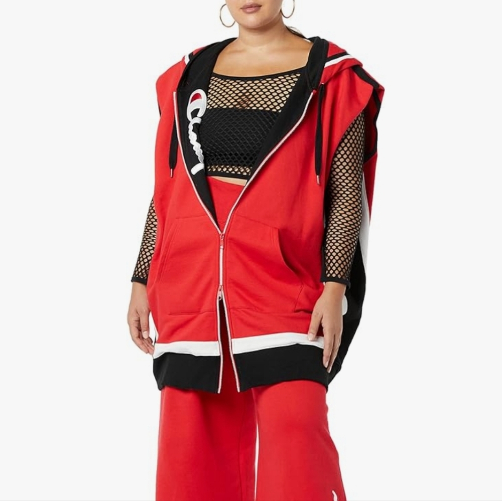 Champion Reverse Weave Oversized Hooded Vest